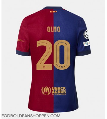 Barcelona Dani Olmo #20 Hjemmebanetrøje 2024-25 Kortærmet